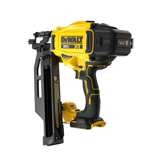 DEWALT DCN920B 20V MAX* Brushless Cordless 21° Plastic Framing Nailer (Bare Tool)