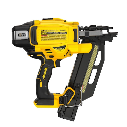 DEWALT DCN920B 20V MAX* Brushless Cordless 21° Plastic Framing Nailer (Bare Tool)