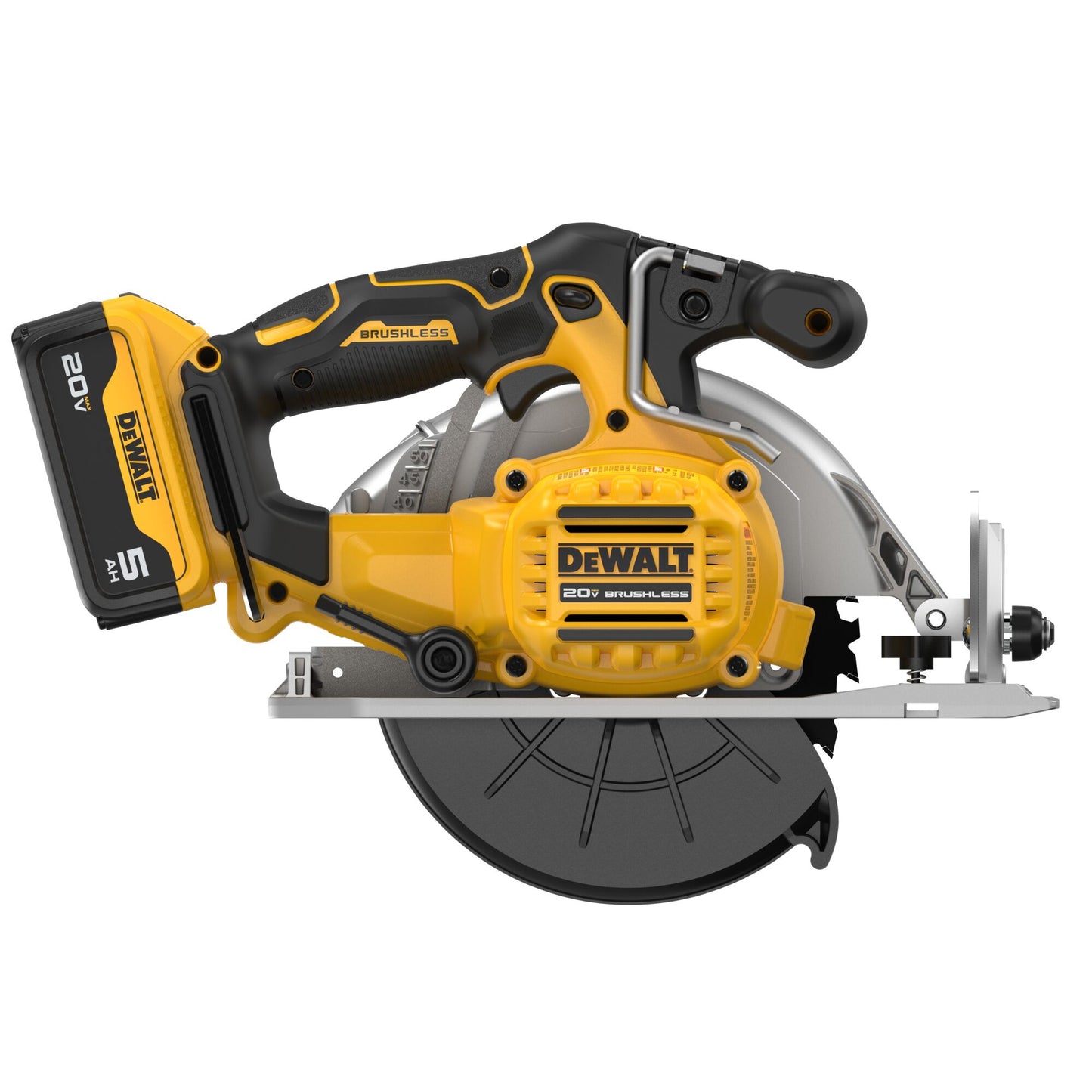 DeWalt DCS565P1 20V MAX* XR 6-1/2 in. Brushless Cordless Circular Saw Kit
