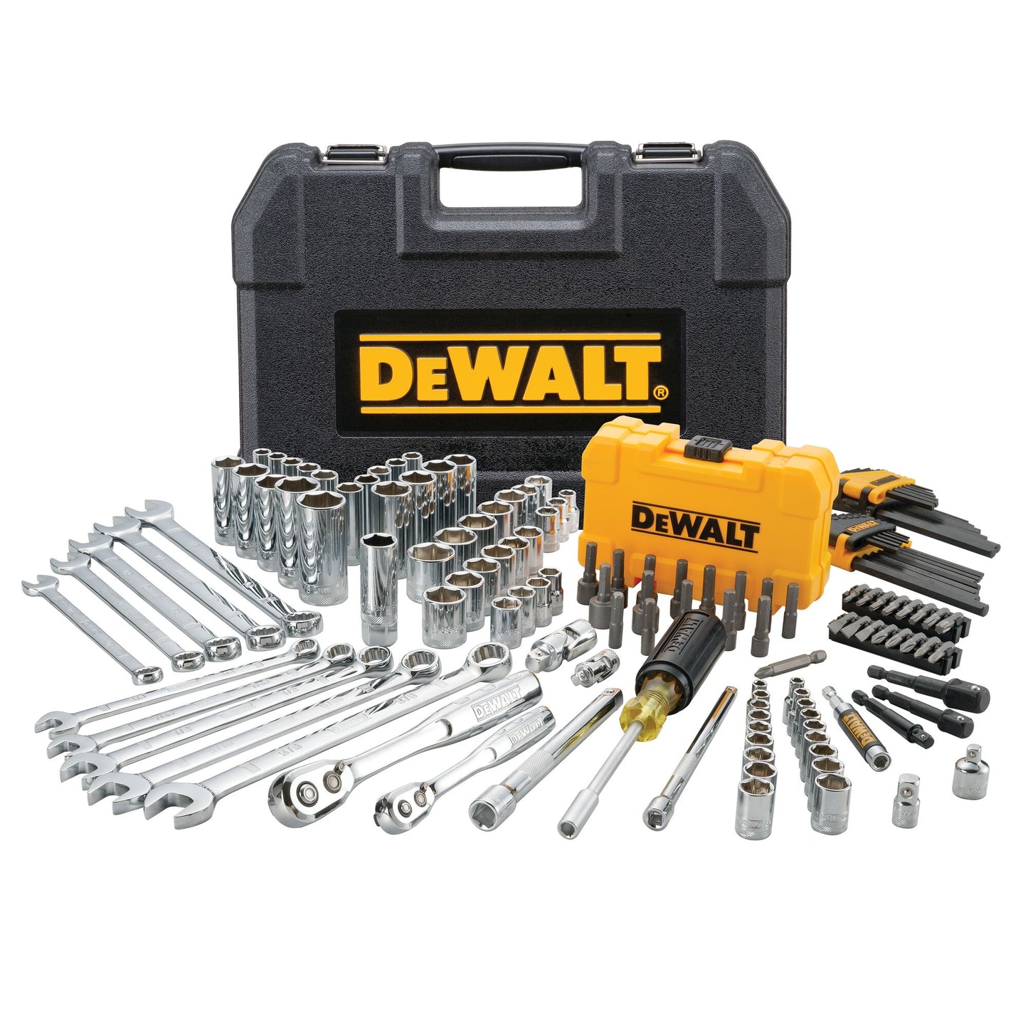 DeWalt DWMT73802 142 pc. 1/4 in. and 3/8 in. Drive Mechanics Tool Set