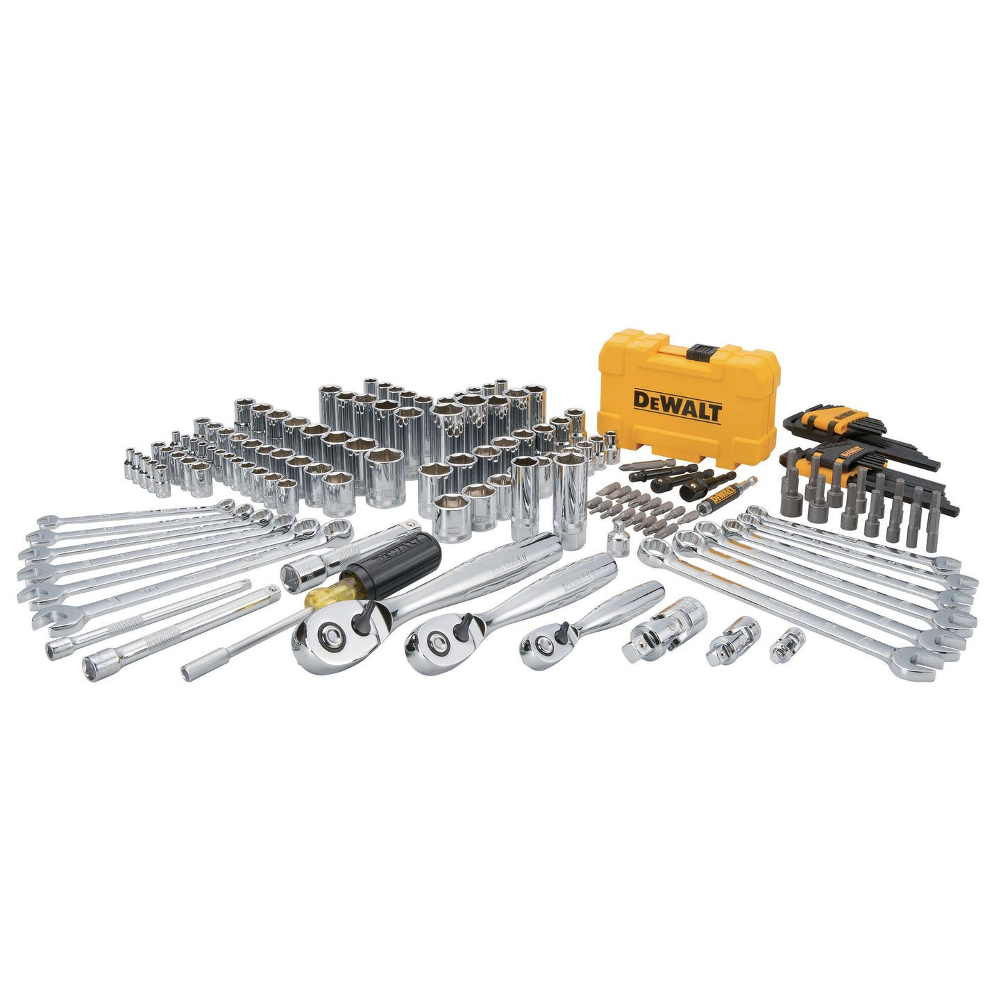 DeWalt DWMT73803 Mechanics Tools Kit and Socket Set, 168-Piece