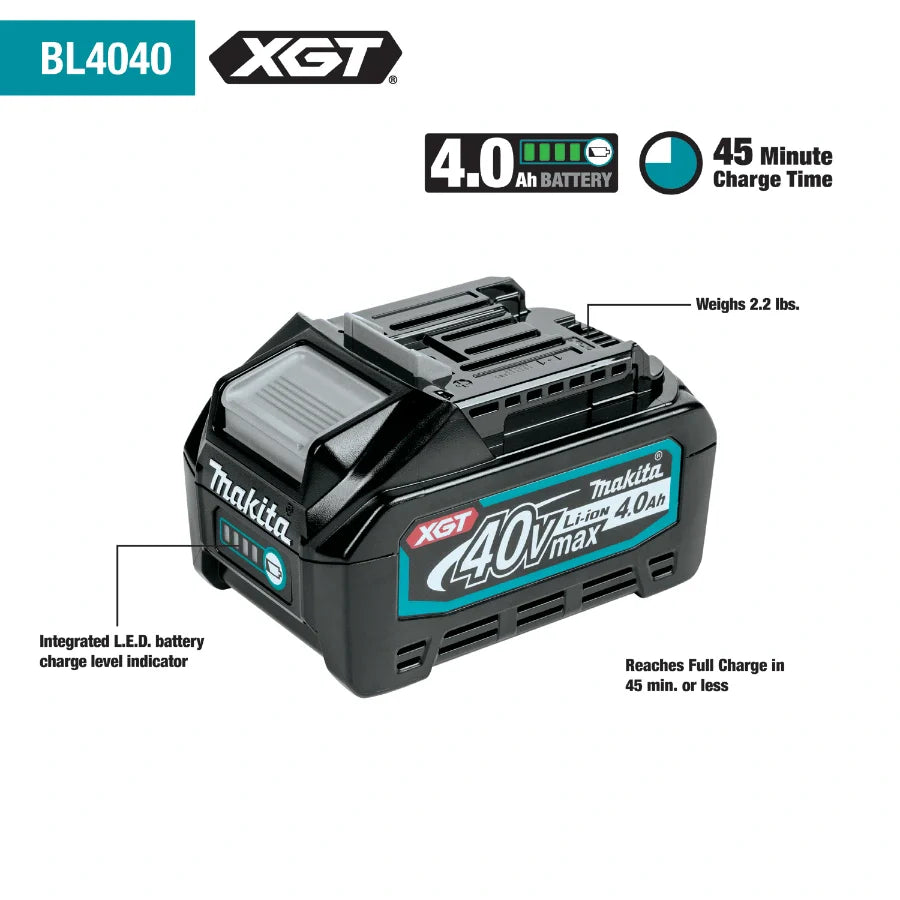 Makita BL4040 40V MAX XGT 4.0Ah Battery