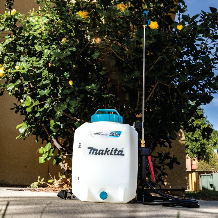 Makita XSU01Z 18V LXT® Lithium‑Ion Cordless 2.6 Gallon Backpack Sprayer, Tool Only