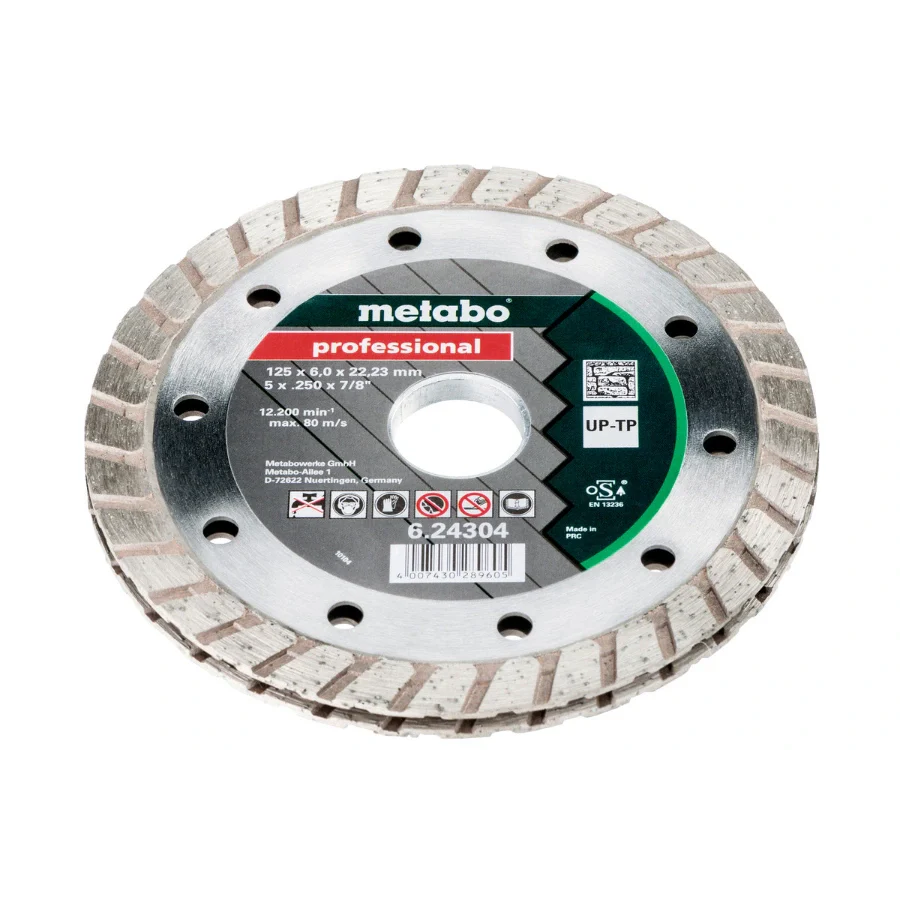 Metabo 624304000 5" x 1/4" Turbo Sandwich Tuckpoint Blade