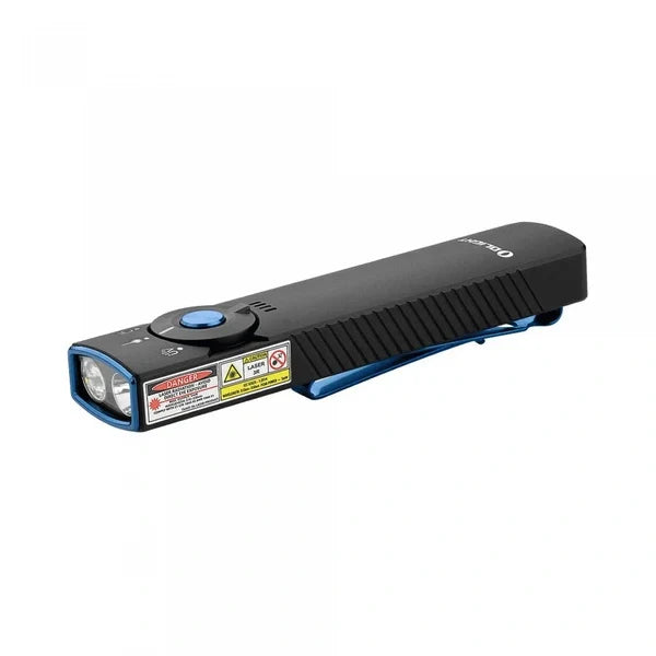 OLIGHT ARKFELDPRO3RBKCWV3 Arkfeld Pro Flat EDC Flashlight with LED Light UV and Laser