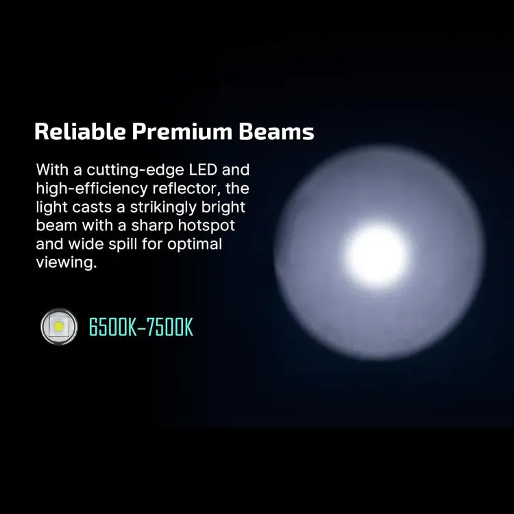 OLIGHT BATONTURBOODGRGL Baton Turbo Compact EDC Flashlight with 510m Long-Range Beam - OD Green