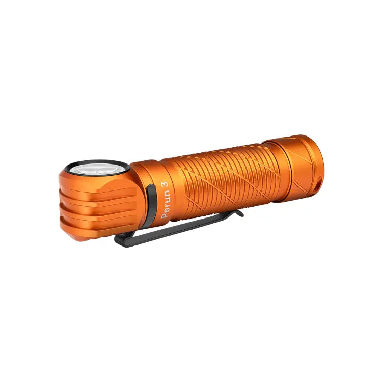 OLIGHT PERUN3OG Perun 3 Headlamp 3000 Lumens White Light and Red Light - Orange