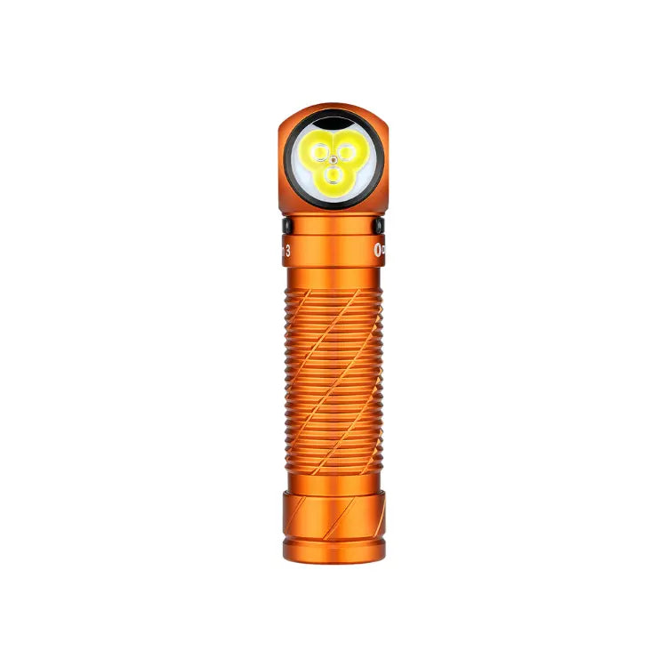 OLIGHT PERUN3OG Perun 3 Headlamp 3000 Lumens White Light and Red Light - Orange