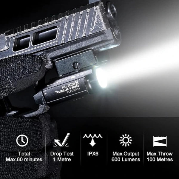 OLIGHT PLMINI2BK PL-MINI 2 Valkyrie Tactical Light