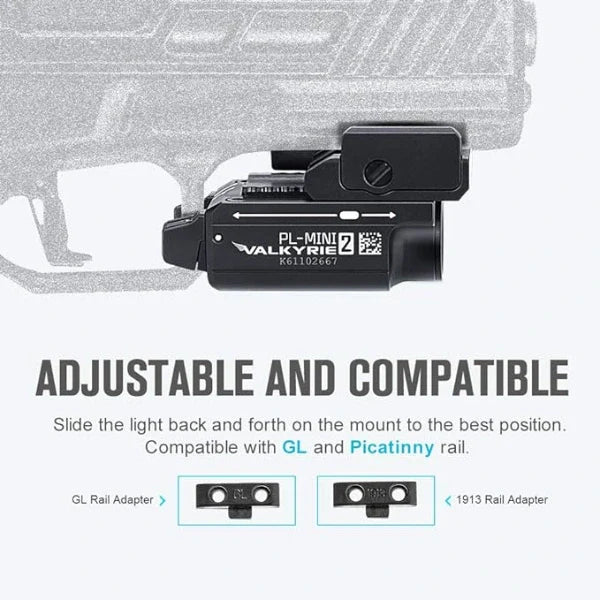 OLIGHT PLMINI2BK PL-MINI 2 Valkyrie Tactical Light
