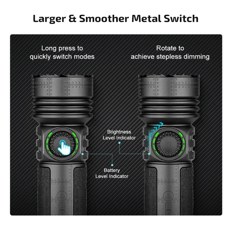 OLIGHT SEEKER4PROPS Seeker 4 Pro High Power Flashlight - Phantom Squadron CW(5700~7000K) (Copy)