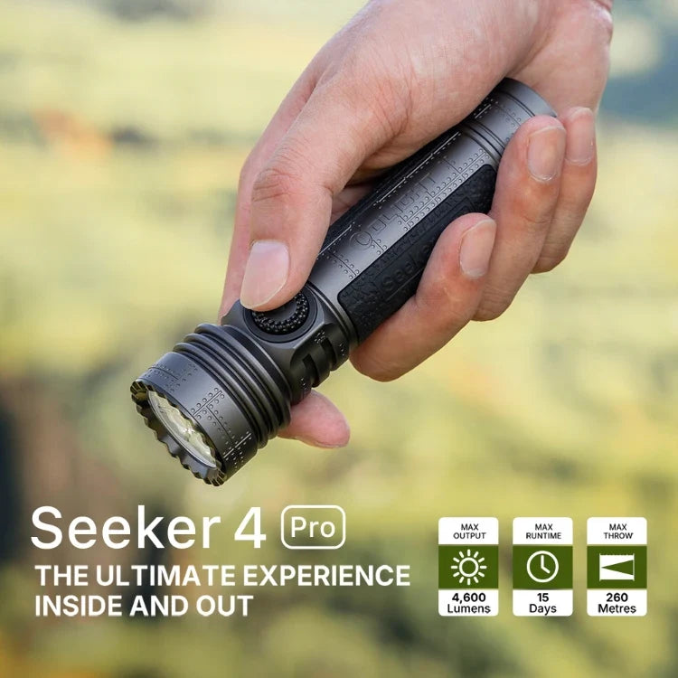 OLIGHT SEEKER4PROPS Seeker 4 Pro High Power Flashlight - Phantom Squadron CW(5700~7000K) (Copy)