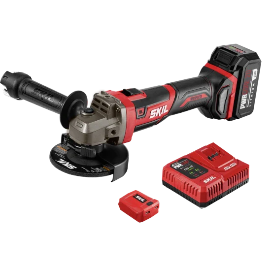 SKIL AG2907-1A PWR CORE 20™ Brushless 20V 4-1/2 IN. Angle Grinder Kit