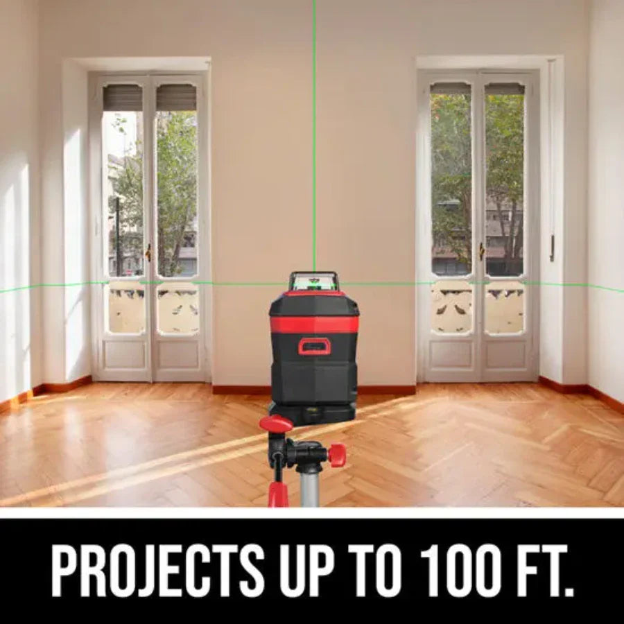 SKIL LL9322G-01 Láser de línea cruzada verde de 360 grados con trípode