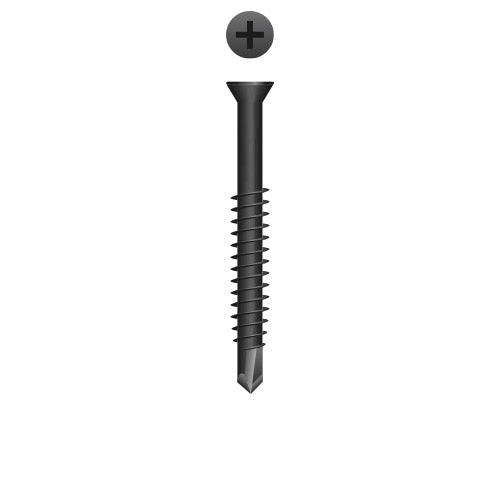 T2P - Strong-Point Phillips Trim Head, Phosphate Coated, 6-20 x 2-1/4, #2 Point, Box of 3,000
