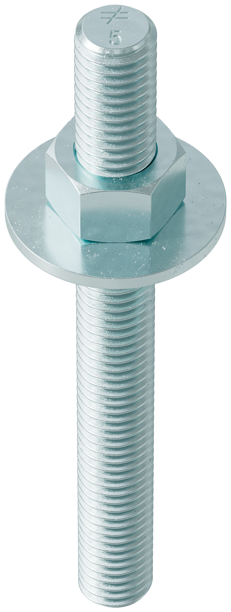 Simpson Strong-Tie RFB#4X5 RFB 1/2 in. x 5 in. Zinc-Plated Retrofit Bolt, Grade 36