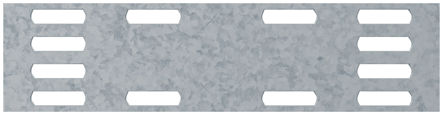 Simpson Strong-Tie MP14 MP 1 in. x 4 in. 20-Gauge Galvanized Mending Plate (Pack of 100)
