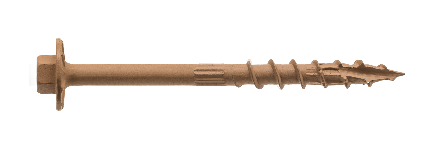 Simpson Strong-Tie SDWH19300DB-RP1 Strong-Drive® SDWH™ TIMBER-HEX Screw — 0.195 in. x 3 in. 5/16 Hex, DB Coating