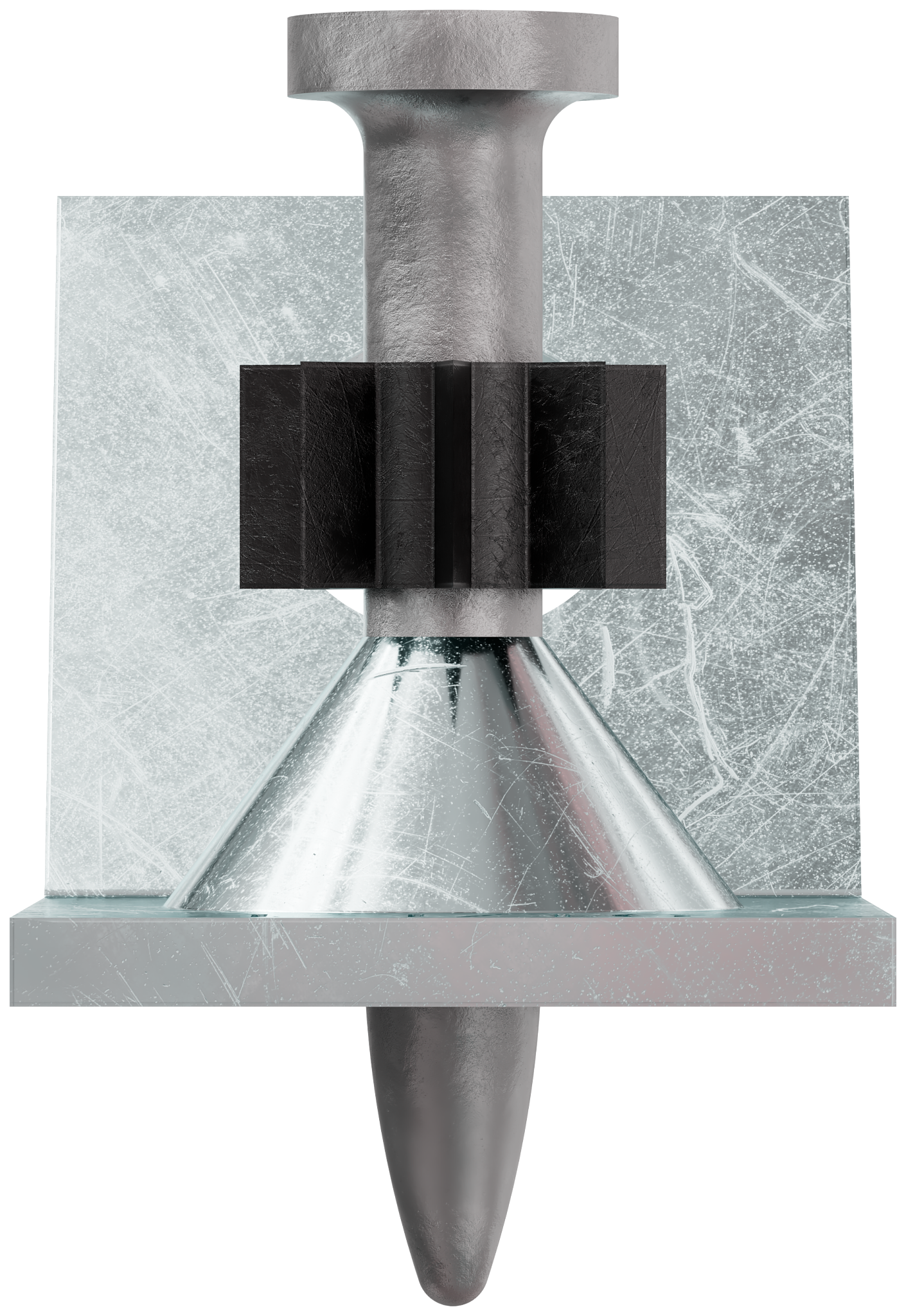 Simpson Strong-Tie PECLDPA-106 PECLDPA Powder-Actuated 120° Compact Ceiling Clip with 1-1/16 in. Pin (100-Qty)