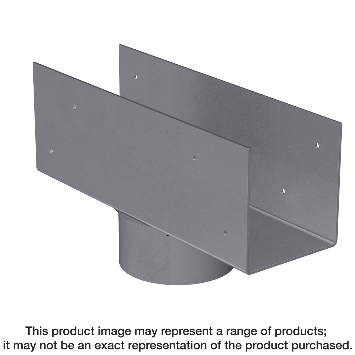 Simpson Strong-Tie LCC6-4 LCC 6-1/8 in. Column Cap for 4 in. Outside Diameter Lally Column