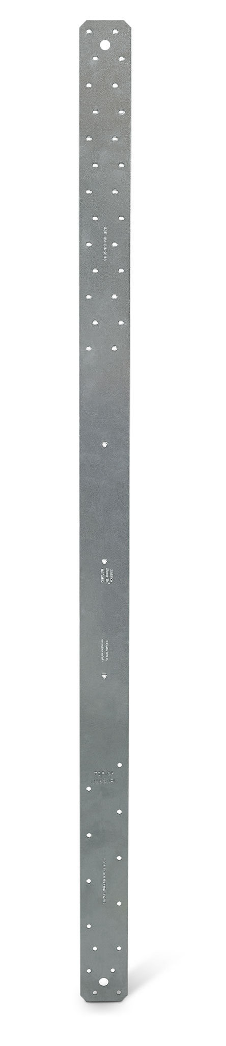 Simpson Strong-Tie MSTCM40 MSTCM 40-1/4 in 16-Gauge Galvanized Medium Strap Tie for Masonry (Pack of 10)