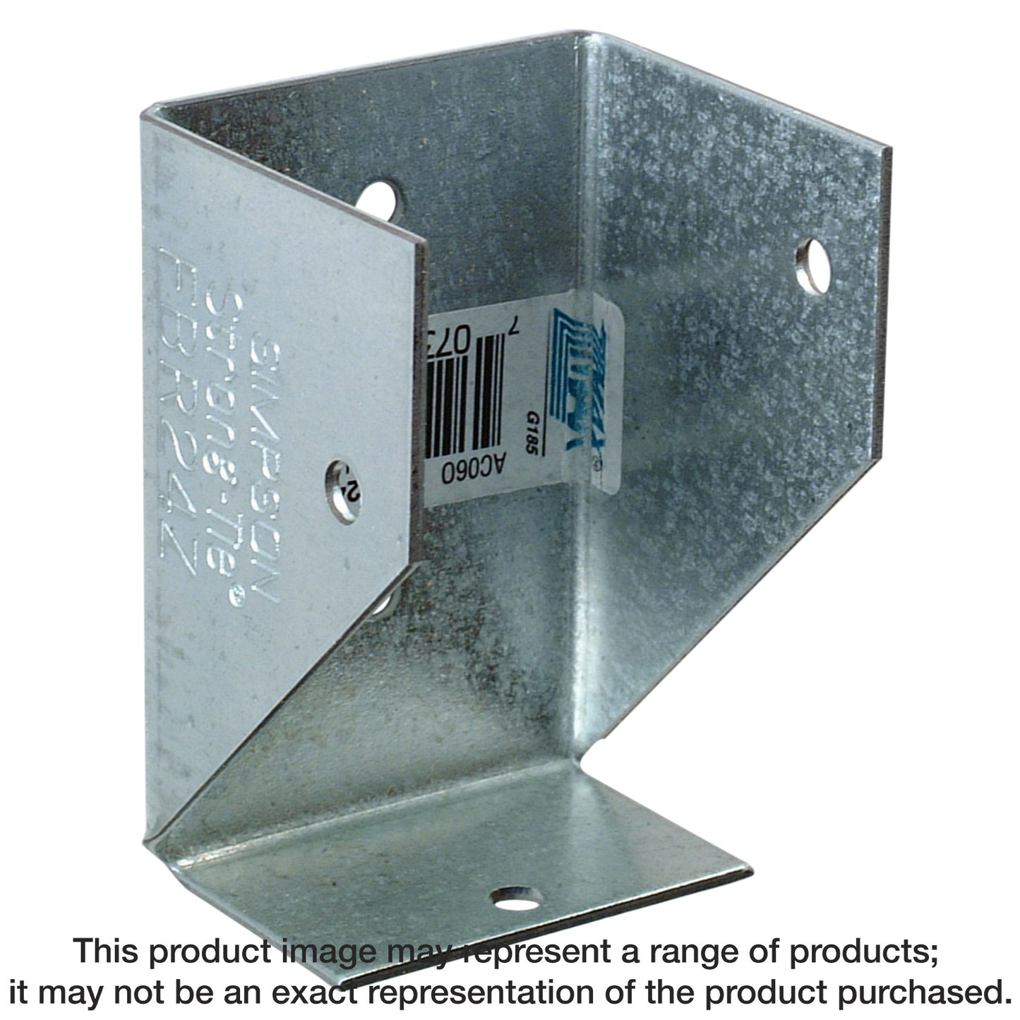 Simpson Strong-Tie FBR24Z FBR ZMAX® Galvanized Fence Bracket for 2x4 (Pack of 9600)