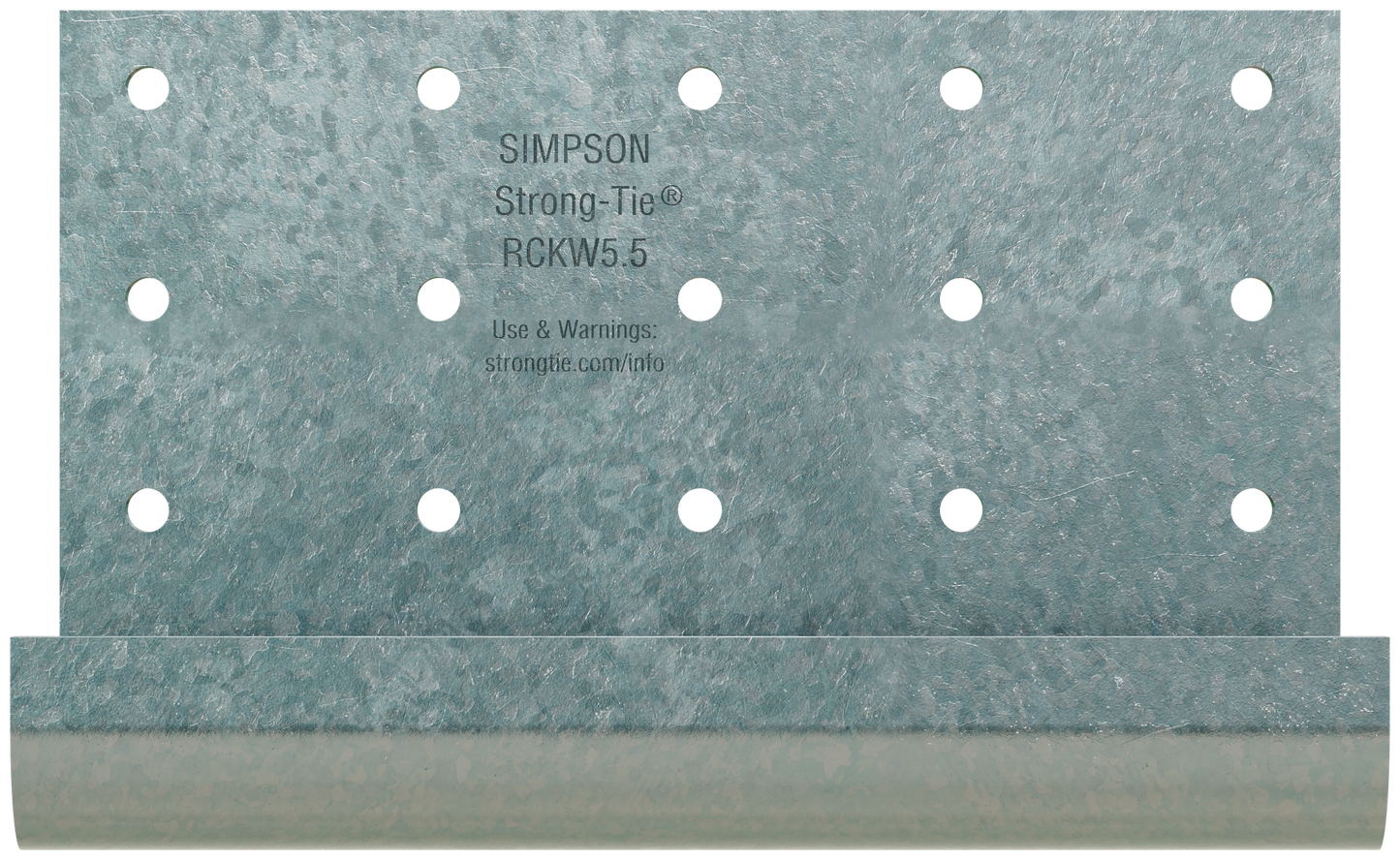 Simpson RCKW5.5-R10 Rigid Kneewall Connector Clip - 10 Pack