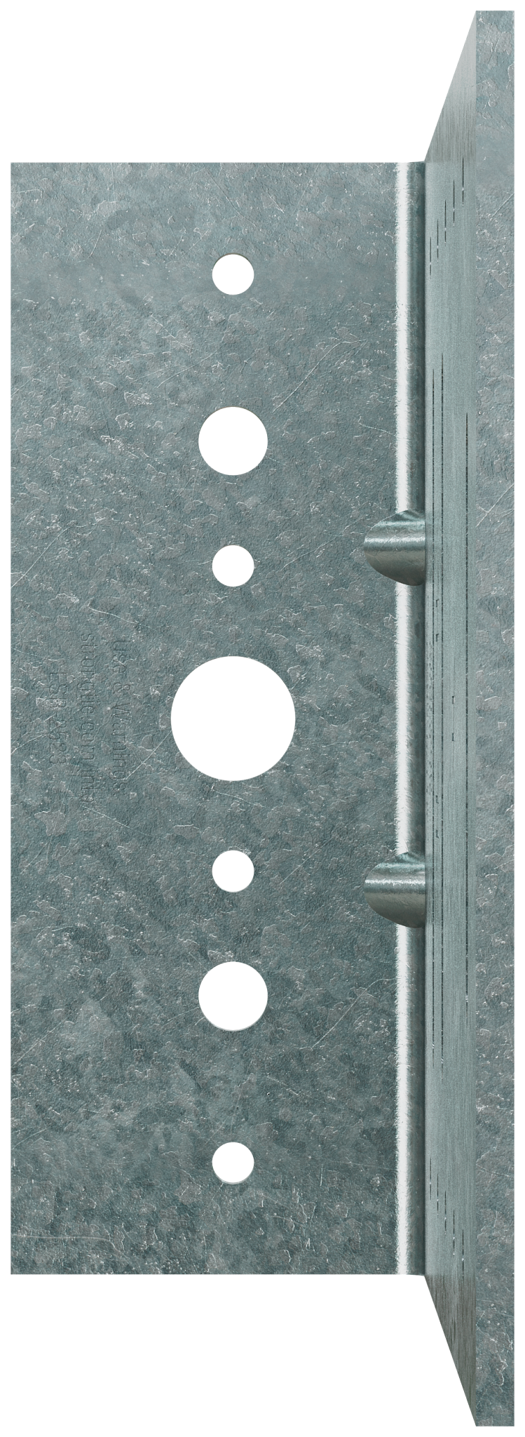 Simpson Strong-Tie SCS82-5/118-KT25 SCS 2 in. x 8 in. x 5 in. 10-Gauge Seismic Bypass Framing Slide Clip w/ Screws (25-Qty)