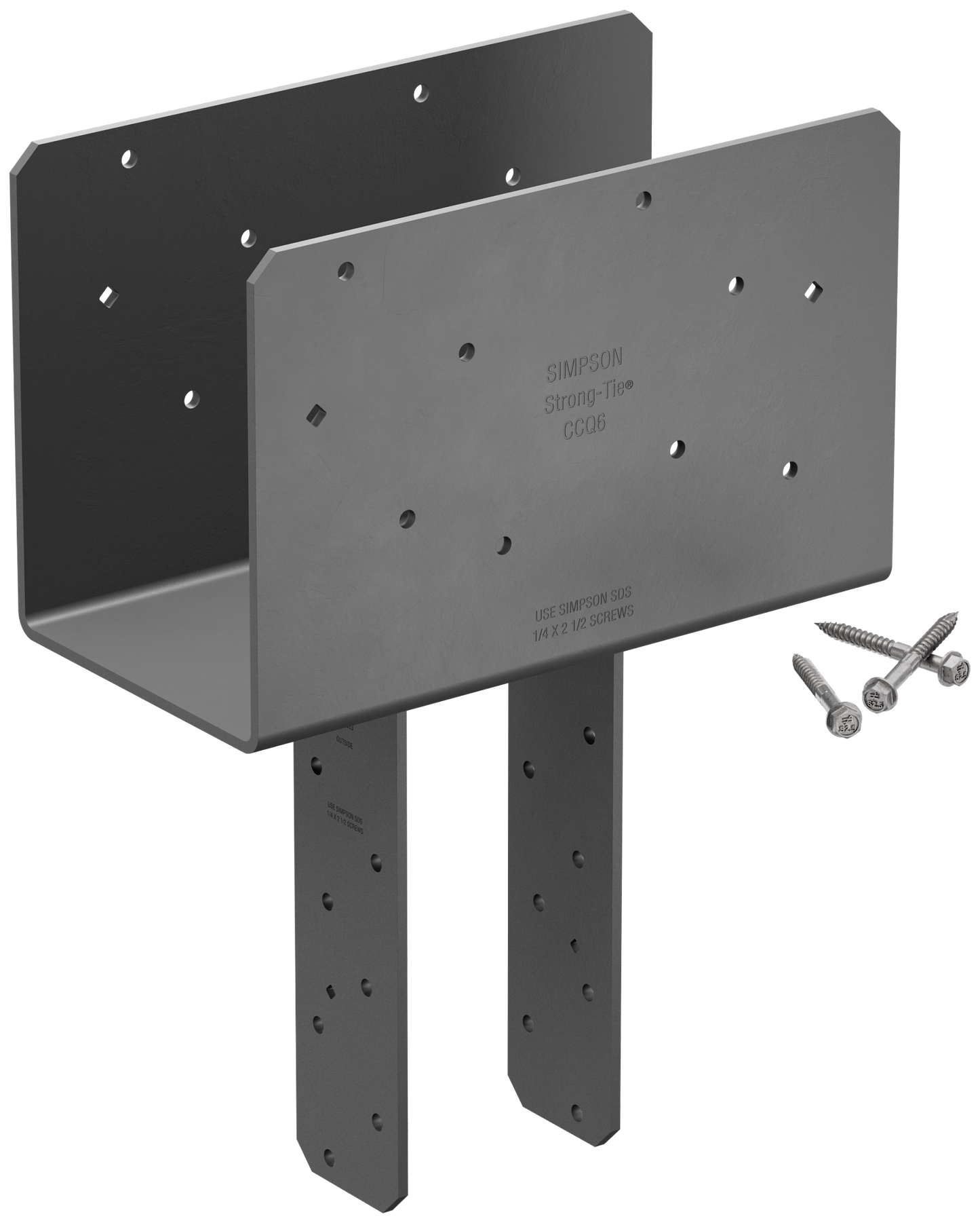 Simpson Strong-Tie CCQ64SDS2.5 CCQ™ Column Cap for 6x Beam, 4x Post with Strong-Drive® SDS Screws
