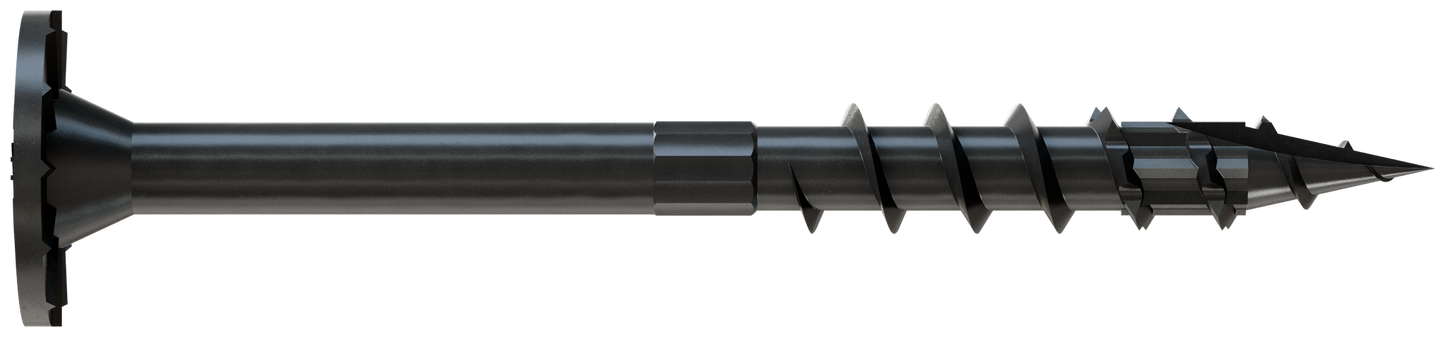 Simpson Strong-Tie SDW22338-R50 Strong-Drive® SDW™ EWP-PLY Screw — .220 in. x 3-3/8 in. T40 6-Lobe, E-coat® (50-Qty) (Pack of 576)