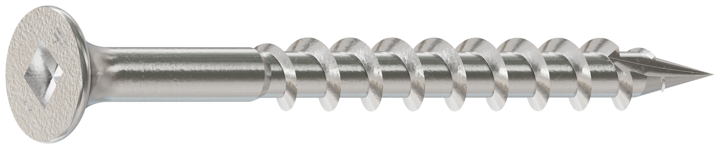 Simpson Strong-Tie S08200DB1 Bugle-Head Wood Screw, Square Drive — #8 x 2 in. #2 Square, Type 305 (1 lb.) (Pack of 800)