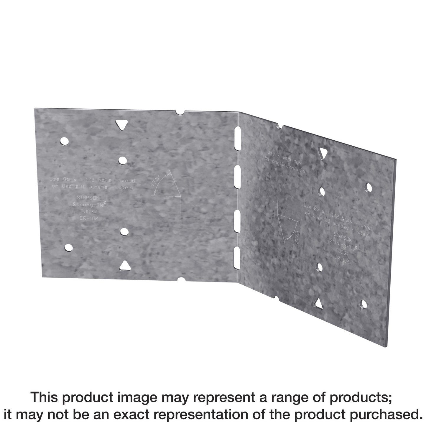 Simpson Strong-Tie TJC37 TJC 3-1/8 in x 7 in. Galvanized Jack Truss Connector