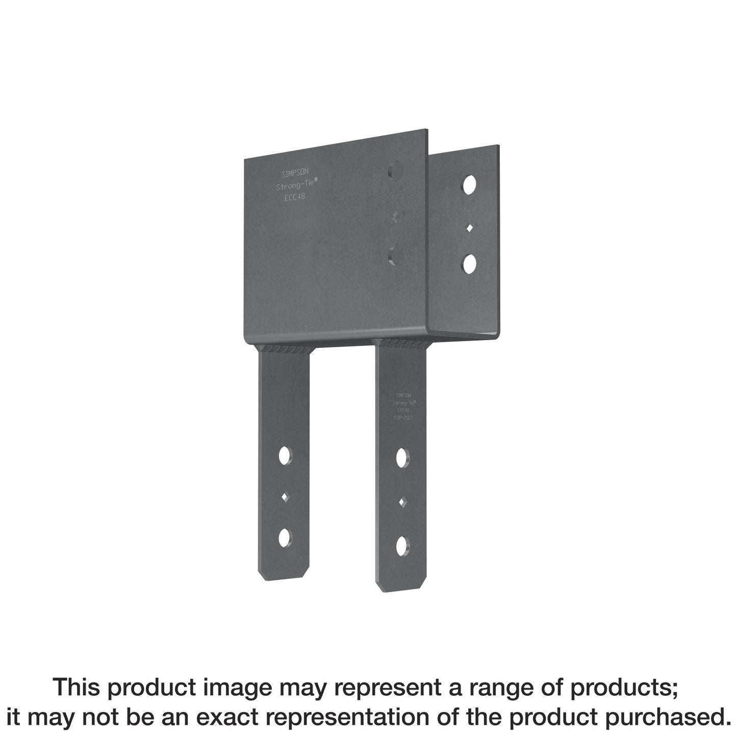 Simpson Strong-Tie ECC5 1/4-6 ECC End Column Cap for 5-1/8 in. Beam, 6x Post