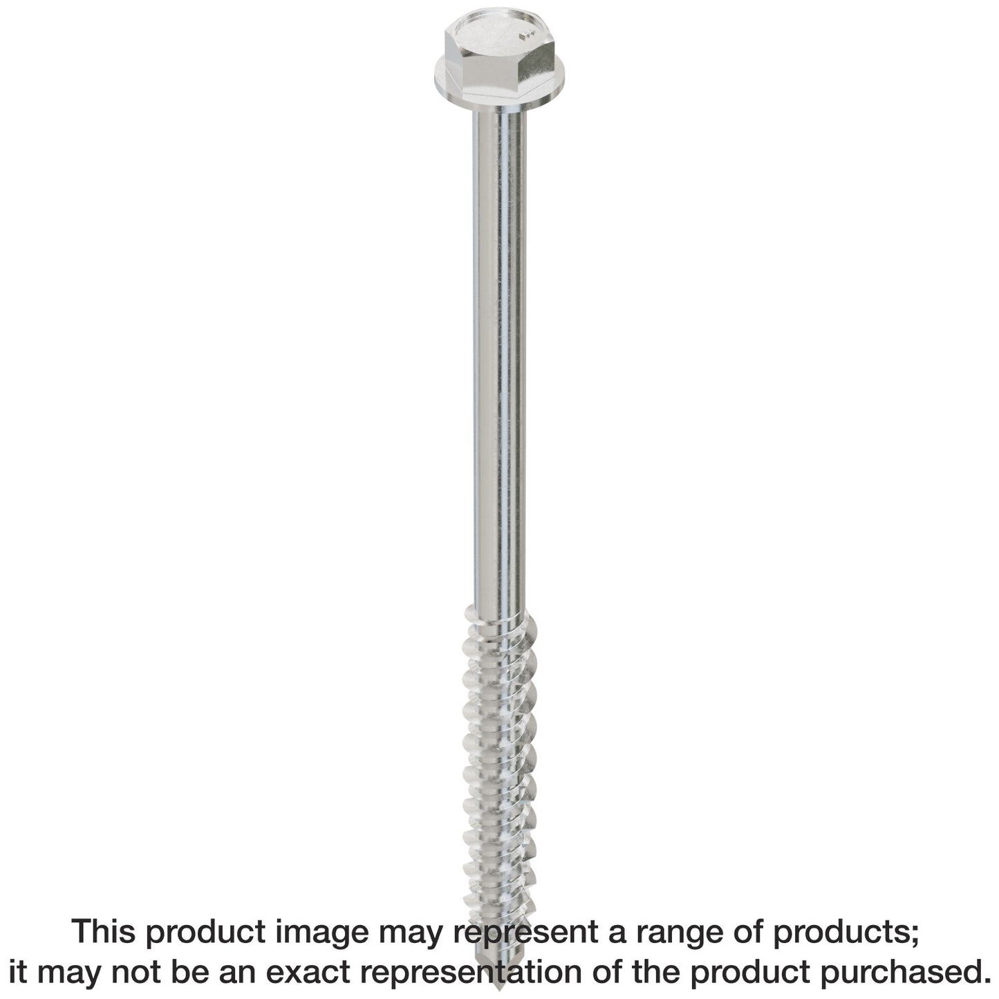Simpson Strong-Tie TTN25334HSS Titen® 1/4 in. x 3-3/4 in. Hex-Head Stainless-Steel Concrete and Masonry Screw (100-Qty) (Pack of 4)