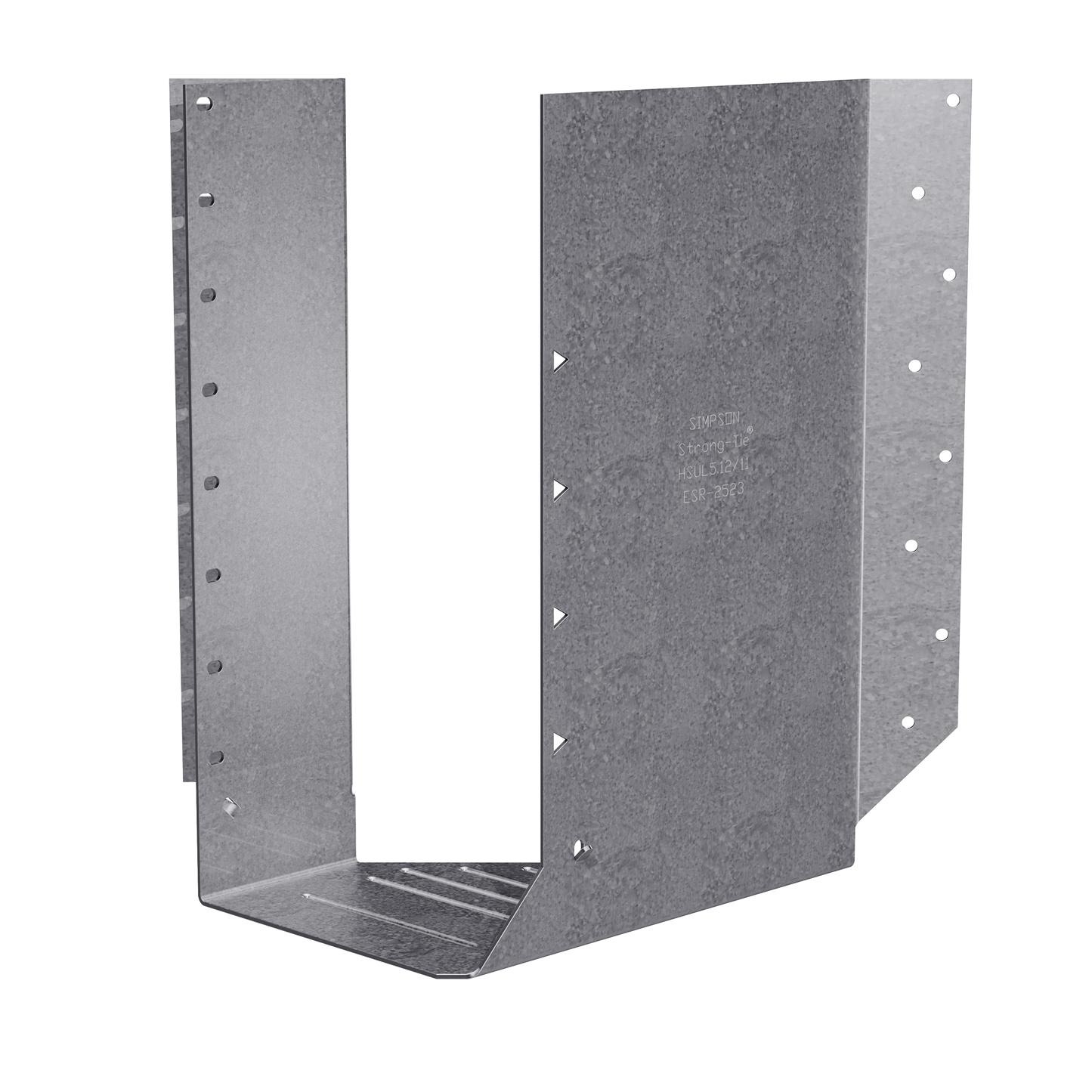 Simpson Strong-Tie HSUL5.12/11 HSUL Galvanized Joist Hanger for 5 in. x 11-7/8 in. Engineered Wood, Skewed Left