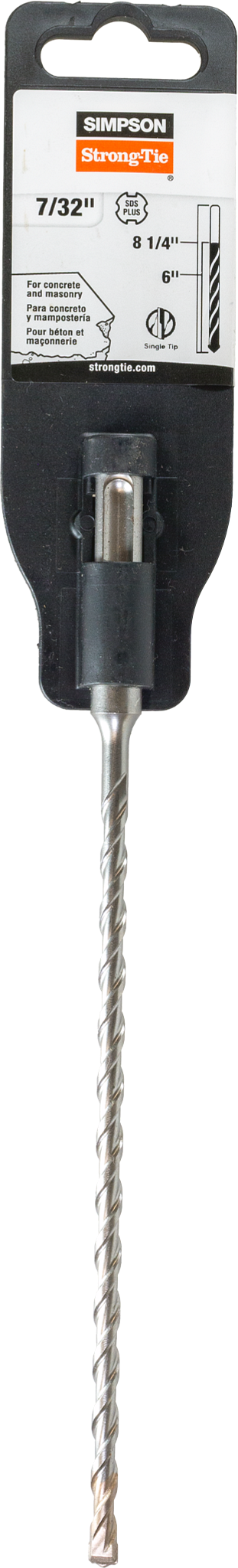 Simpson Strong-Tie MDPL02108 7/32 in. x 8-1/4 in. SDS-plus® Shank Drill Bit