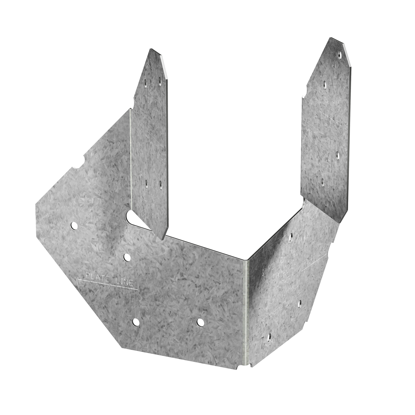 Simpson Strong-Tie HCP4Z HCP 18-Gauge ZMAX® Galvanized Hip Corner Plate for 4x