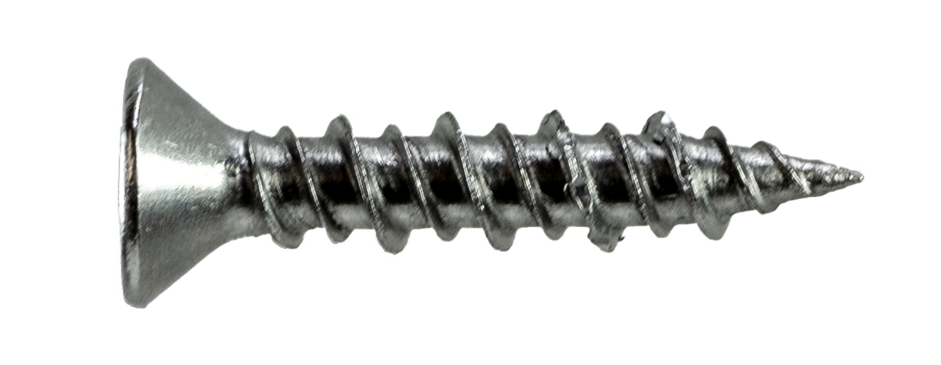 Simpson Strong-Tie T06J075FXM Marine Screw, Flat Head — #6 x 3/4 in. #2 Phillips Drive, Type 316 (1000-Qty) (Pack of 6)