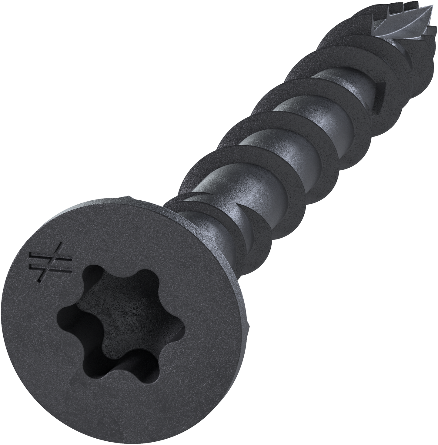 Simpson Strong-Tie DSVBK158R160 Deck-Drive™ DSV WOOD Screw — #8 x 1-5/8 in. T25, Flat Head, Quik Guard®, Black (160-Qty)