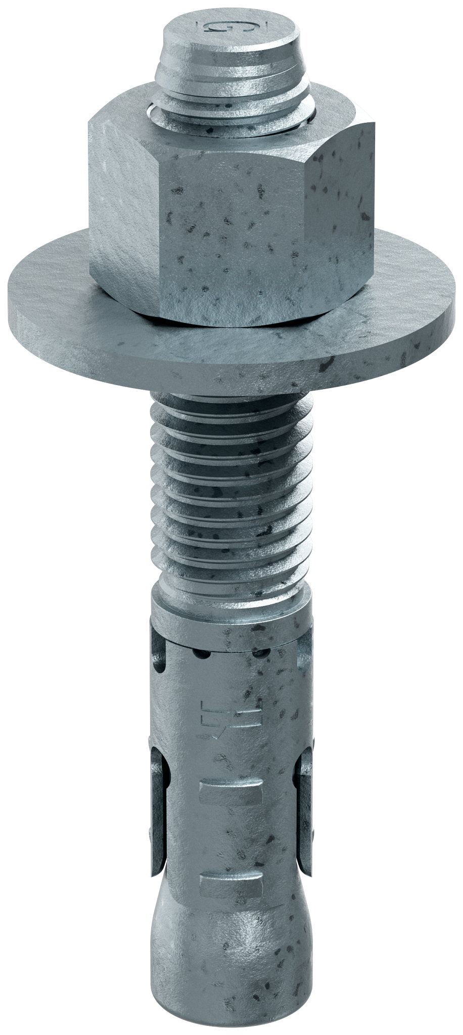 Simpson Strong-Tie STB2-75434MGF10 Strong-Bolt® 2 — 3/4 in. x 4-3/4 in. Mechanically Galvanized Wedge Anchor, Fully Assembled (10-Qty) (Pack of 2)