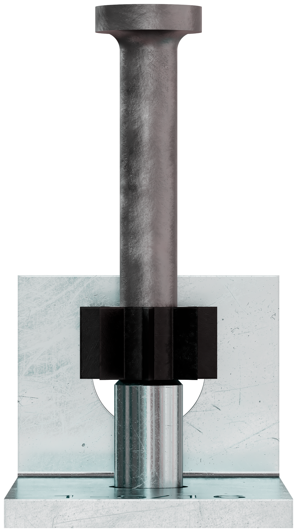 Simpson Strong-Tie PCLDPA-131 PCLDPA Powder-Actuated 90° Ceiling Clip with 1-5/16 in. Pin (100-Qty) (Pack of 10)