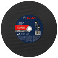 BOSCH CWPS1M1420 Rueda abrasiva aglomerada para corte de metal de grano 24, tipo eje 1A (ISO 41), 14 pulg., 5/32 pulg., 20 mm
