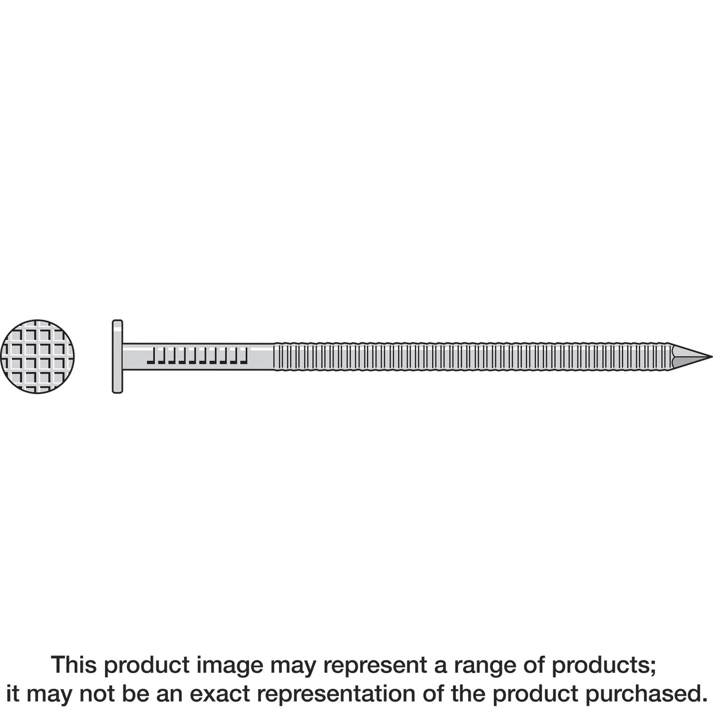 Simpson Strong-Tie T16PTD-RP8 Preservative-Treated Wood Decking Nail, Ring Shank — 3-1/2 in. x .148 in. Type 316 (8-Qty)