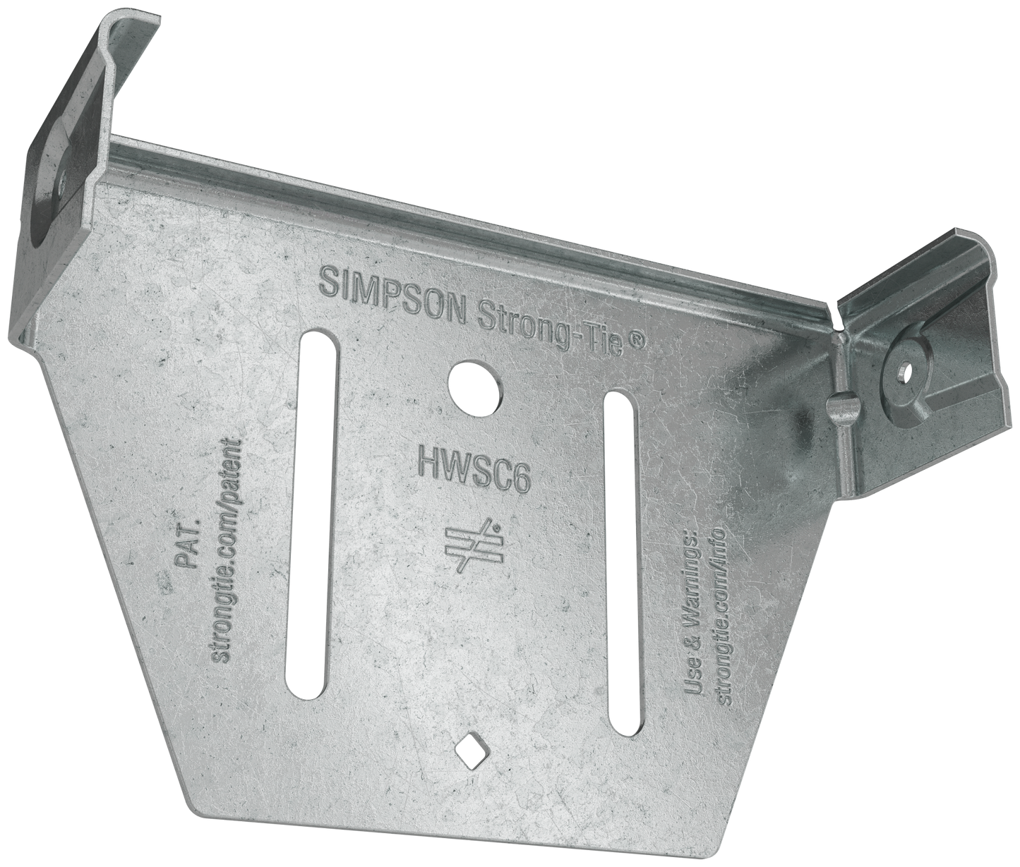 Simpson Strong-Tie HWSC6-KT HWSC™ 5-3/4 in. Head-of-Wall Slide-Clip Connector w/ Screws (50-Qty)