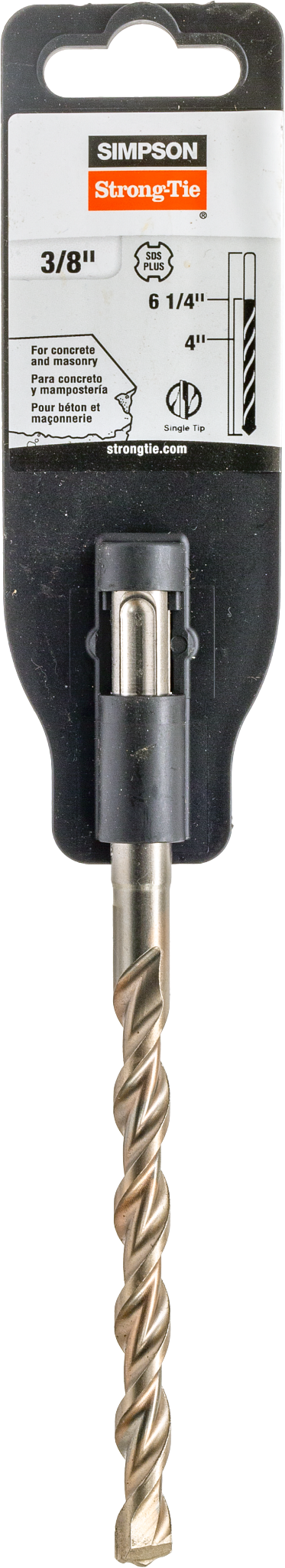 Simpson Strong-Tie MDPL03706 3/8 in. x 6-1/4 in. SDS-plus® Shank Drill Bit