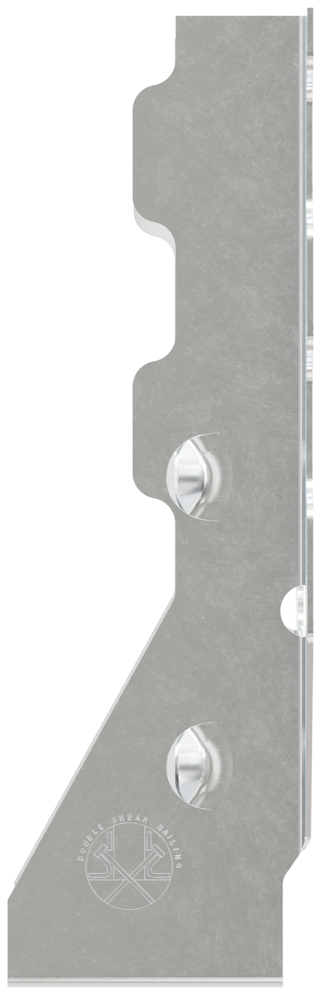 Simpson Strong-Tie LUS210-2SS LUS Stainless-Steel Face-Mount Joist Hanger for Double 2x10