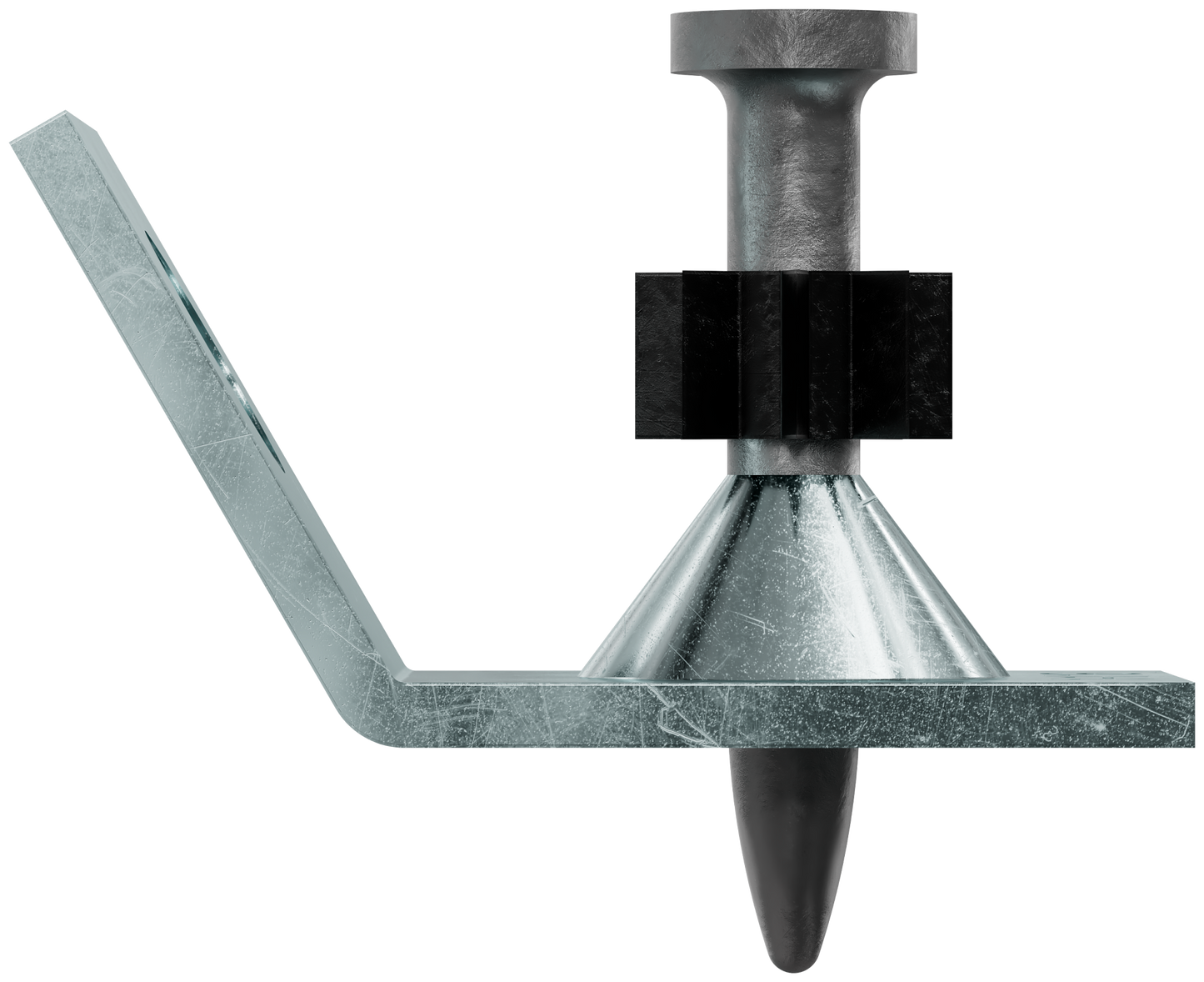 Simpson Strong-Tie PECLDPA-106 PECLDPA Powder-Actuated 120° Compact Ceiling Clip with 1-1/16 in. Pin (100-Qty)