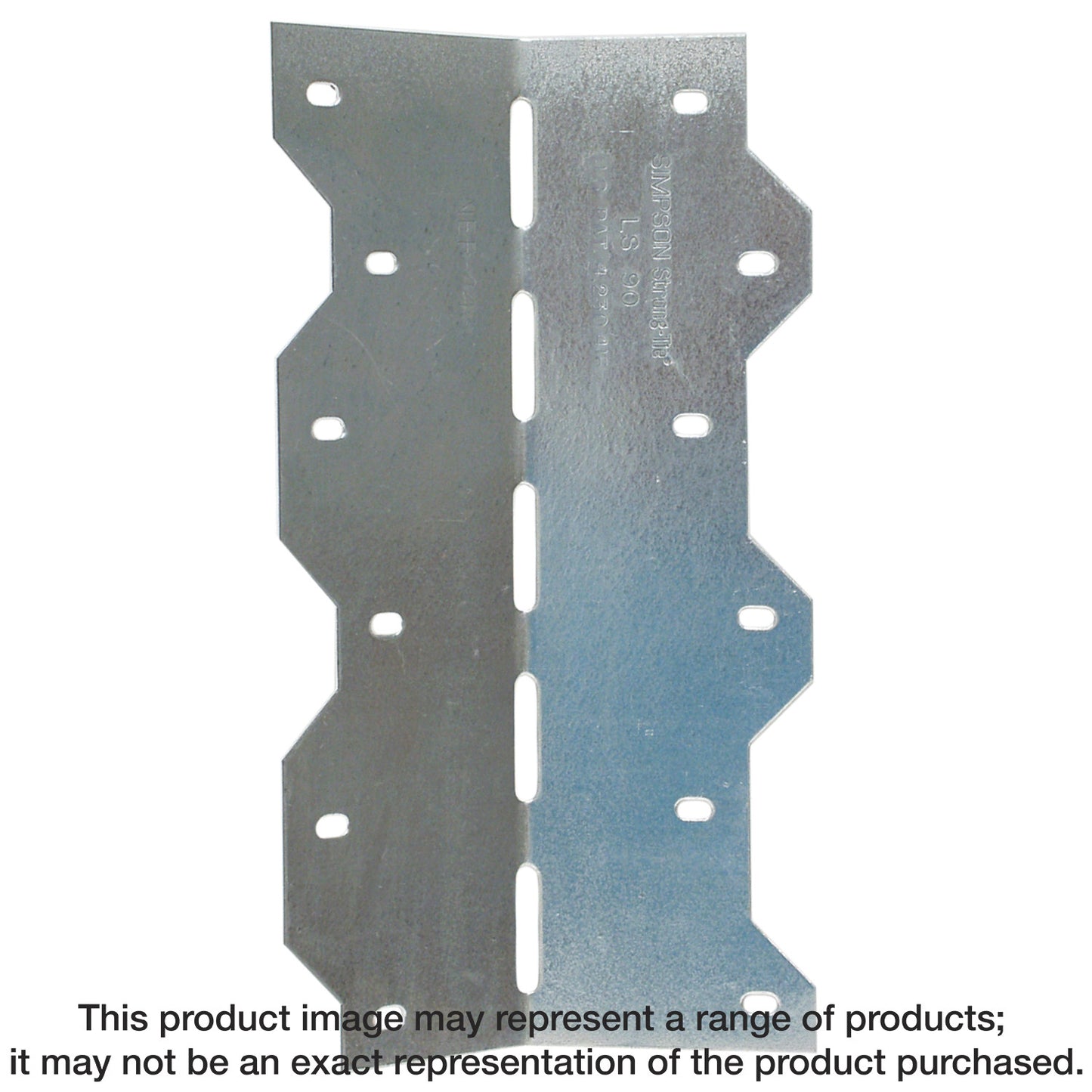 Simpson Strong-Tie LS90 LS 7-7/8 in. 18-Gauge Galvanized Adjustable L Angle (Pack of 4800)