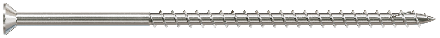 Simpson Strong-Tie T10450WPCM Deck-Drive™ DWP WOOD SS Screw — #10 x 4-1/2 in. T-25, Flat Head, Type 316 (1000-Qty)