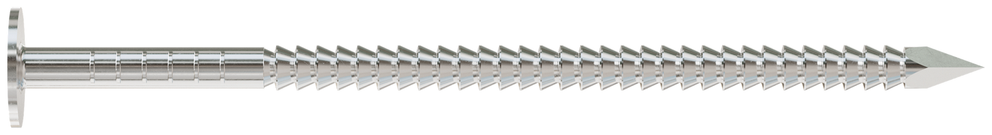 Simpson Strong-Tie T1010ARN5 Roofing Nail, Annular Ring Shank — 3-in. x .131-in. Type 316 Stainless Steel (5 lb.)